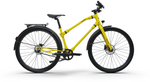 Bright yellow Ref Urban bike, a vibrant and eco-friendly choice for environmentally conscious commuting.