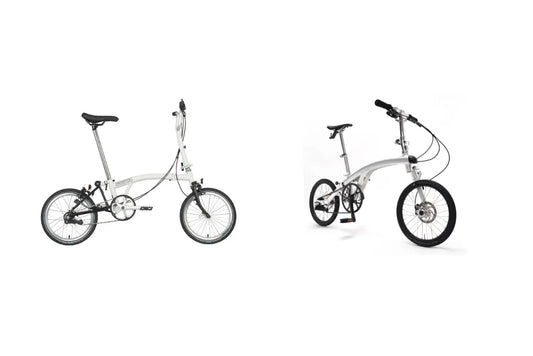A comparison between Iruka Bike and Brompton Bike