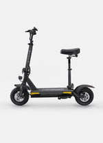 Engwe S6 electric scooter with seat and raised handlebars on a white background.