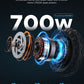 Graphic of Engwe S6's powerful 700W hub motor, detailing speed levels for city commute.