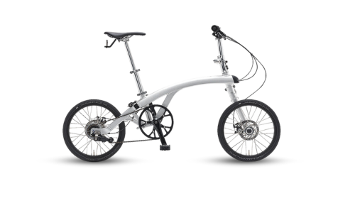 The Iruka C bicycle in white.