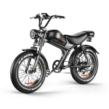 Emoko C93 48V Fast Moped-style Ebike Fat Tire 1000w Motor for adults