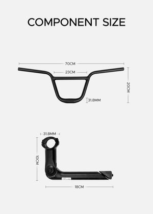 Handlebar BMX Handlebar for EP-2 Pro/Engine X/EP-2 Boost