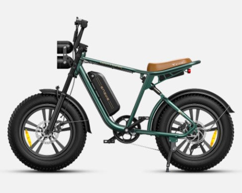 Engwe M20 electric bike in green, a stylish and eco-friendly option for daily commuters.
