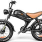 Emoko C93 moped 2000w dual motor 23ah battery fat tire ebike with full suspension hydrulic brakes for adults