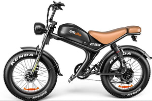 Emoko C93 moped 2000w dual motor 23ah battery fat tire ebike with full suspension hydrulic brakes for adults