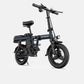 Blue Engwe T14 folding ebike, demonstrating the versatility and urban appeal of this modern electric bicycle.