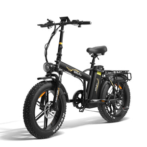 Emoko C94 Cargo Food Delivery ebike Non-foldable 150-200KM Long Range 48V 20*4 Inch Fat Tire Electric Bicycle