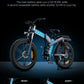 Engwe X26 electric bike display showing dual battery system for extended range and reliable performance.