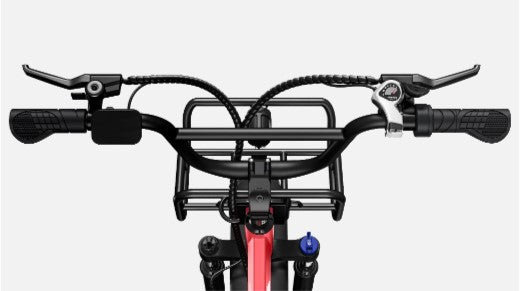 Rear View of the L20 Ebike Handlebar and Basket