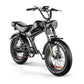 Emoko C93 48V Fast Moped-style Ebike Fat Tire 1000w Motor for adults