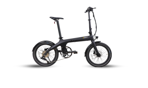The Morfuns Eole Series are light, portable, foldable. The picture is showing a side view of the Morfuns Eole S ebike.