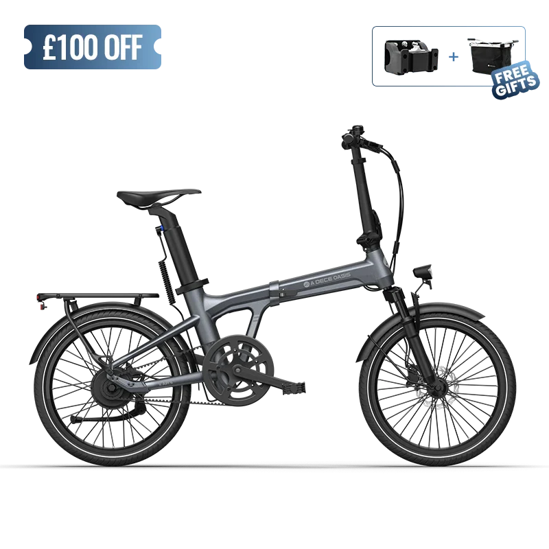ADO Air 20S Folding E-Bike, 20" Electric Bike, Ultra Light Weight 18.5 KG