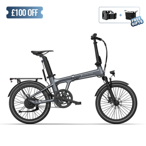 ADO Air 20S Folding E-Bike, 20" Electric Bike, Ultra Light Weight 18.5 KG