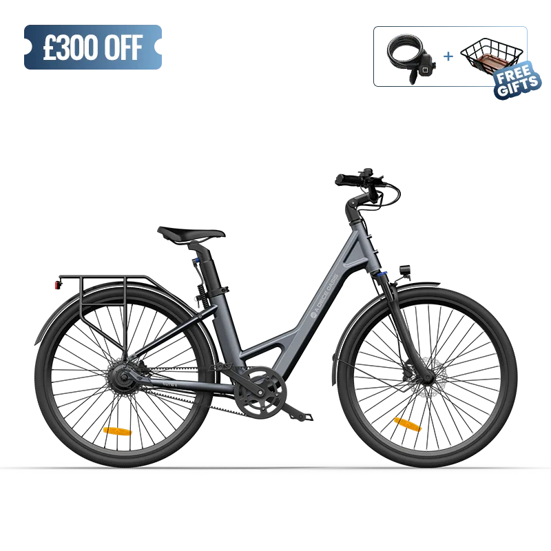 ADO Air 28 – Lightweight Folding Belt Drive E-Bike