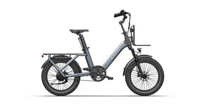 ADO Air One Pro – Family Folding E-Bike with 2-Speed Auto, Belt Drive, Hydraulic Brakes
