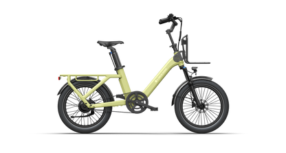 ADO Air One Pro – Family Folding E-Bike with 2-Speed Auto, Belt Drive, Hydraulic Brakes