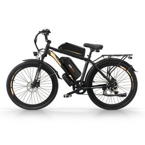EMOKO EC27 Dual Battery Electric Bike with 150km Long Range, 27.5-Inch Wheels and Rear Rack