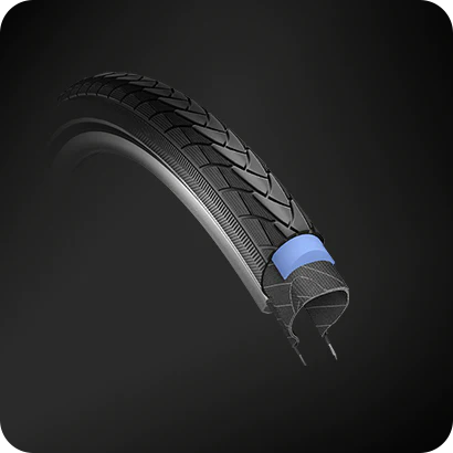 Equipped with versatile 700C*40C tires featuring anti-puncture technology, these tires are perfect for urban, gravel, and extended rides, ensuring reliability and durability on any terrain.