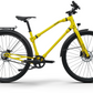 Bright yellow Ref Urban bike, a vibrant and eco-friendly choice for environmentally conscious commuting.