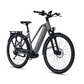 Side profile of the Deruiz Mica electric bike showcasing its frame geometry and pedal assist system
