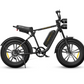 Side view of the Engwe M20 ebike in black, combining power and design for the adventurous rider