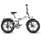 White Engwe Engine X Ebike in full side view, showcasing its electric features.
