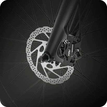 Upgrade to hydraulic disc brakes for enhanced precision, superior stopping power, and increased safety.